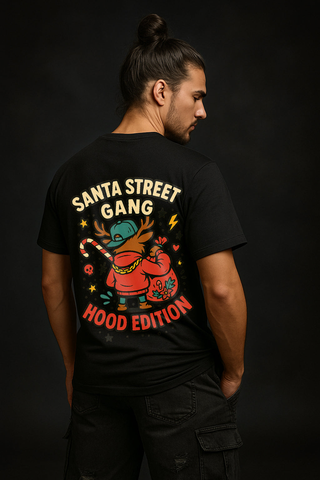 HO HO HOOD - STREET REINDEER TEE