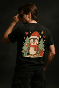 COZY CHRISTMAS - PENGUIN & REINDEER GRAPHIC TEE