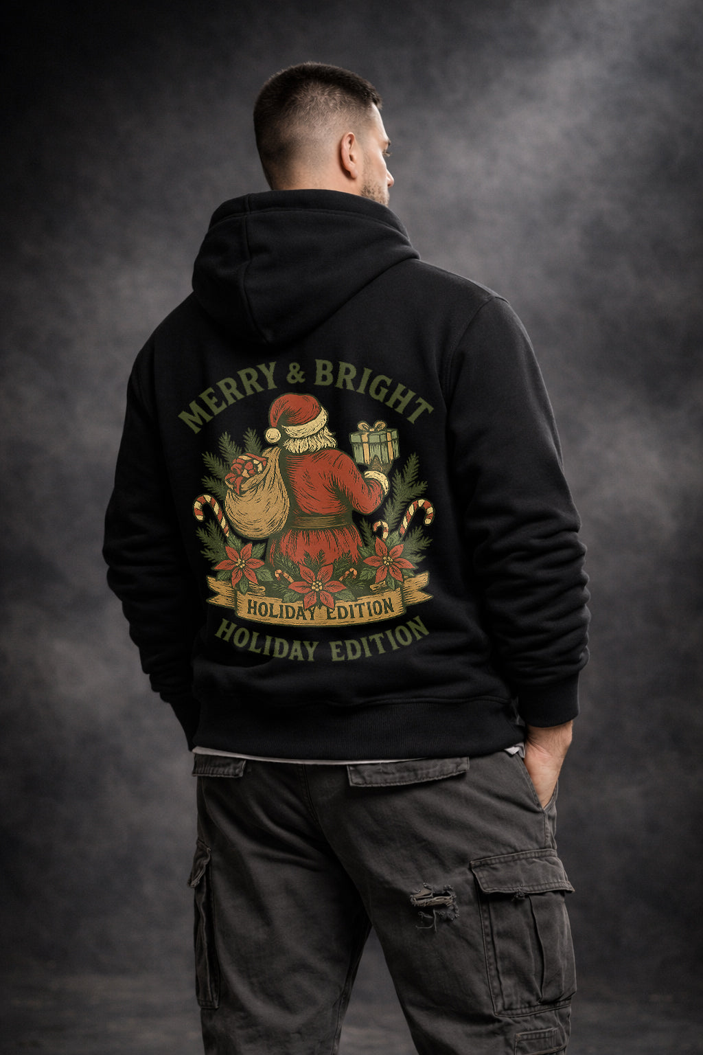 MERRY & BRIGHT – HOLIDAY EDITION GRAPHIC HOODIE