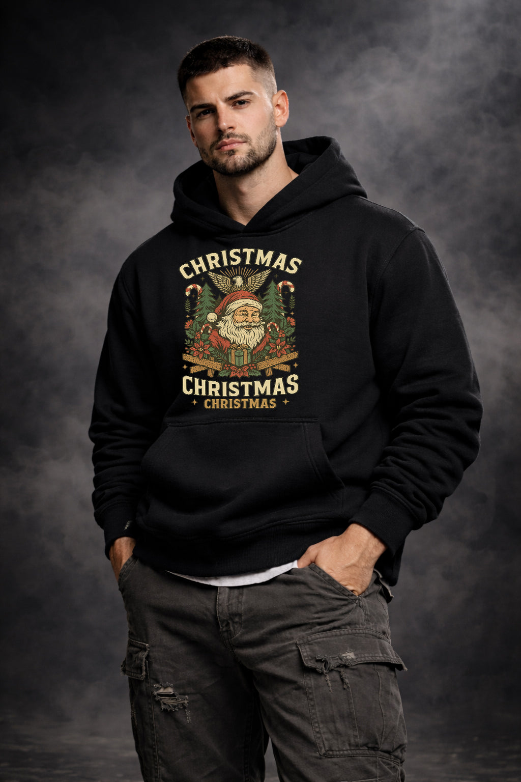 MERRY & BRIGHT – HOLIDAY EDITION GRAPHIC HOODIE