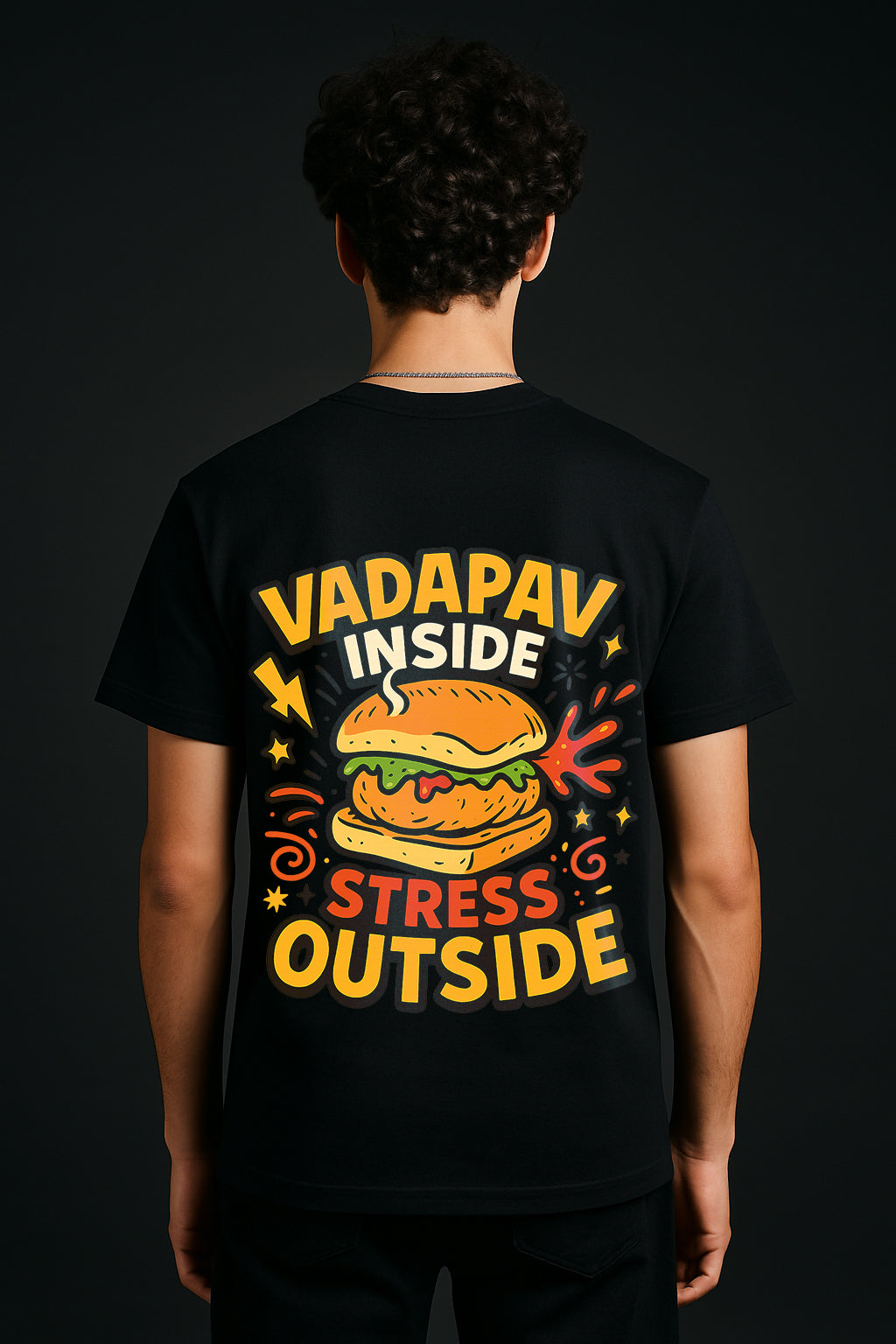 VADAPAV INSIDE STRESS OUTSIDE