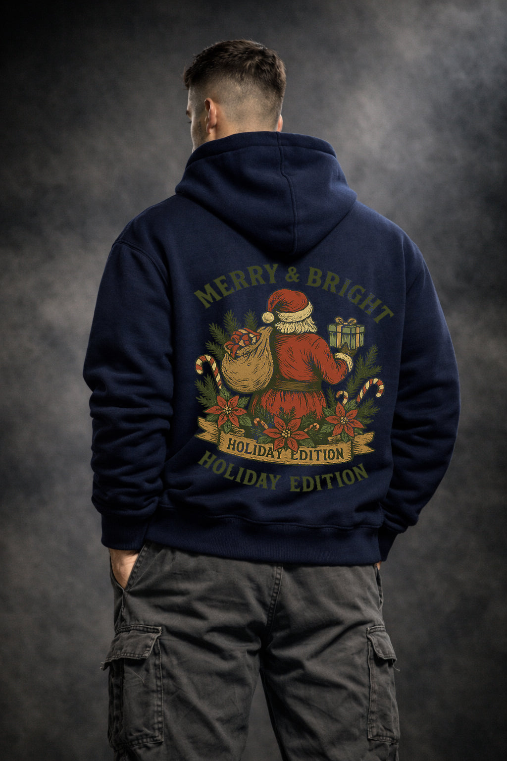 MERRY & BRIGHT – HOLIDAY EDITION GRAPHIC HOODIE