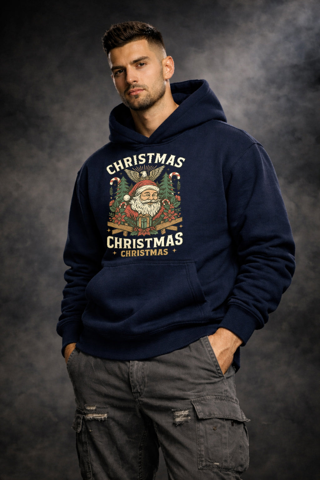 MERRY & BRIGHT – HOLIDAY EDITION GRAPHIC HOODIE