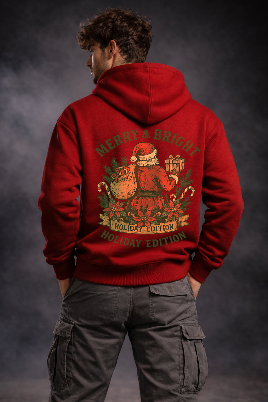 MERRY & BRIGHT – HOLIDAY EDITION GRAPHIC HOODIE