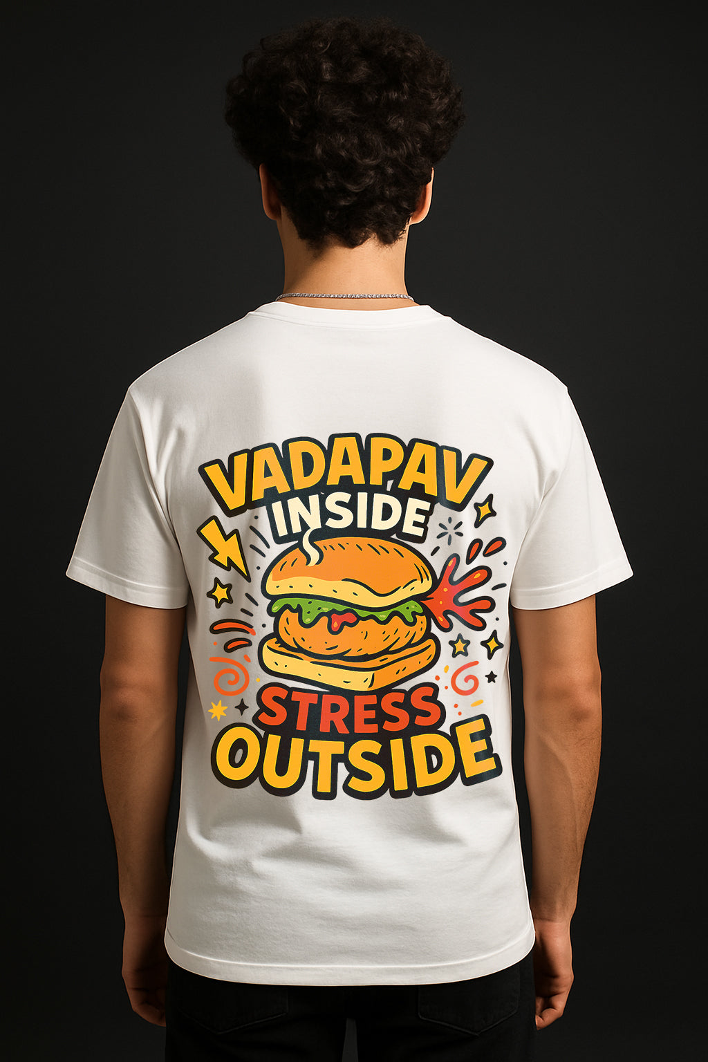 VADAPAV INSIDE STRESS OUTSIDE